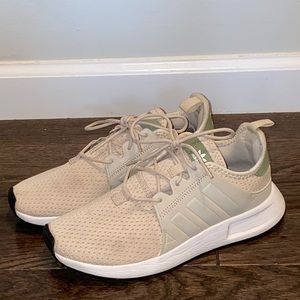 Tan and army green Adidas NMD